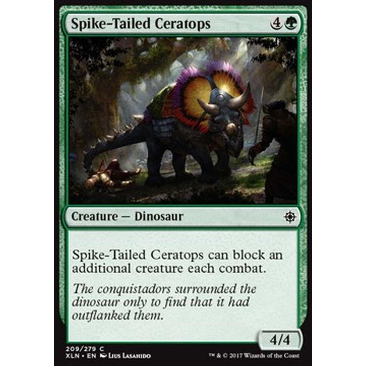 Spike-Tailed Ceratops - Triceratopo Codaguzza - [XLN] [NM] [Foil]