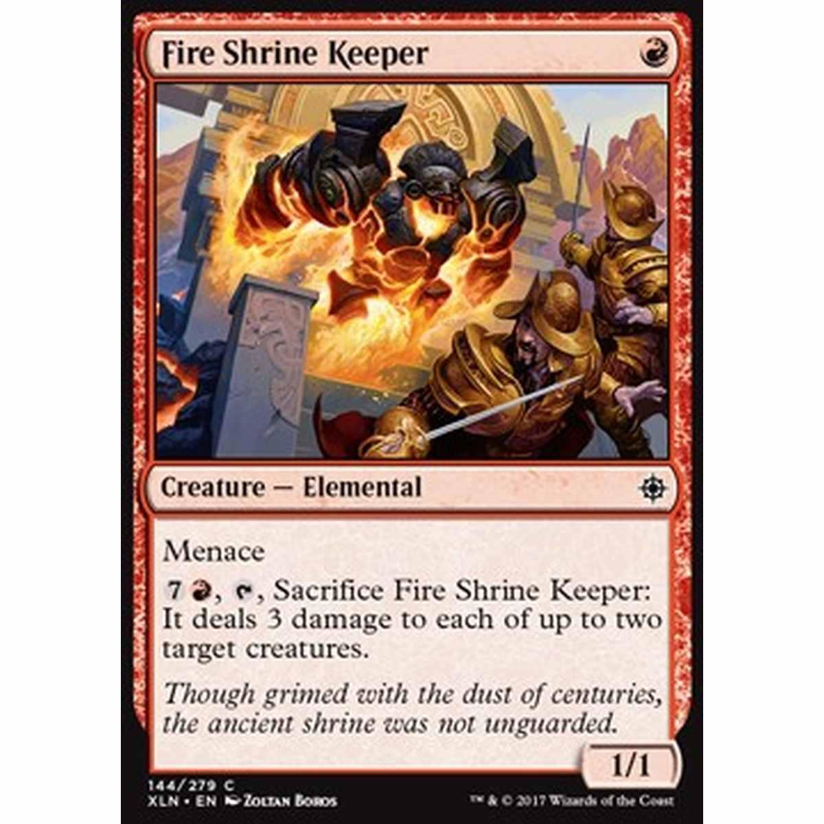 Fire Shrine Keeper - Guardiano del Santuario del Fuoco - [XLN] [NM] [Foil]