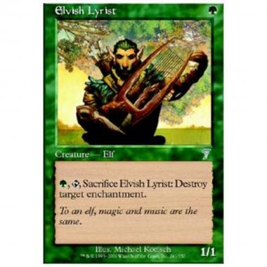 Elvish Lyrist - Elvish Lyrist - [7ED] [EX]