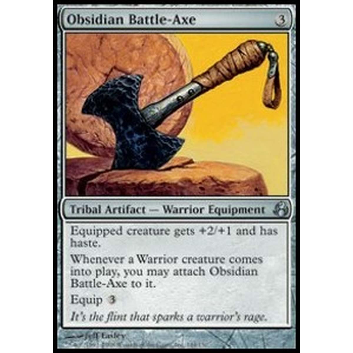 Obsidian Battle-Axe - Ascia da Battaglia di Ossidiana - [MOR] [EX]