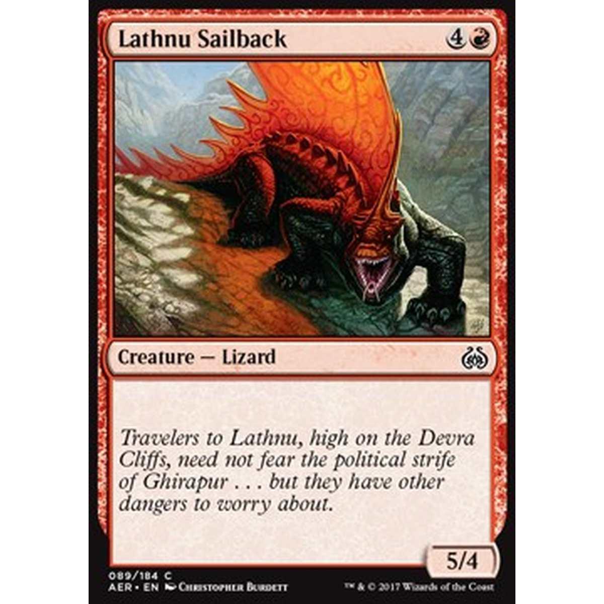 Lathnu Sailback - Lathnu Sailback - [AER] [NM] [Foil]