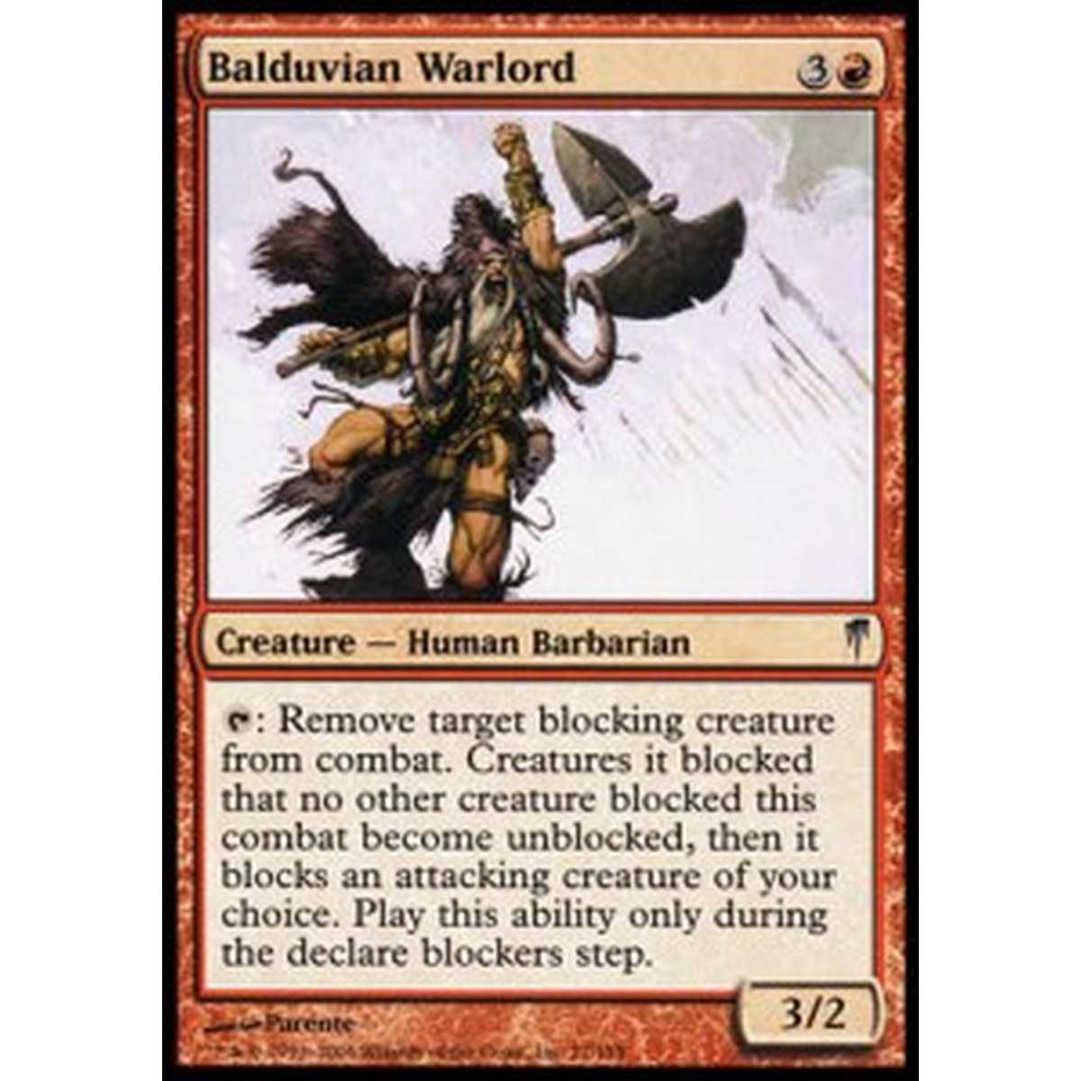 Balduvian Warlord - Signore della Guerra di Balduvia - [CSP] [NM]