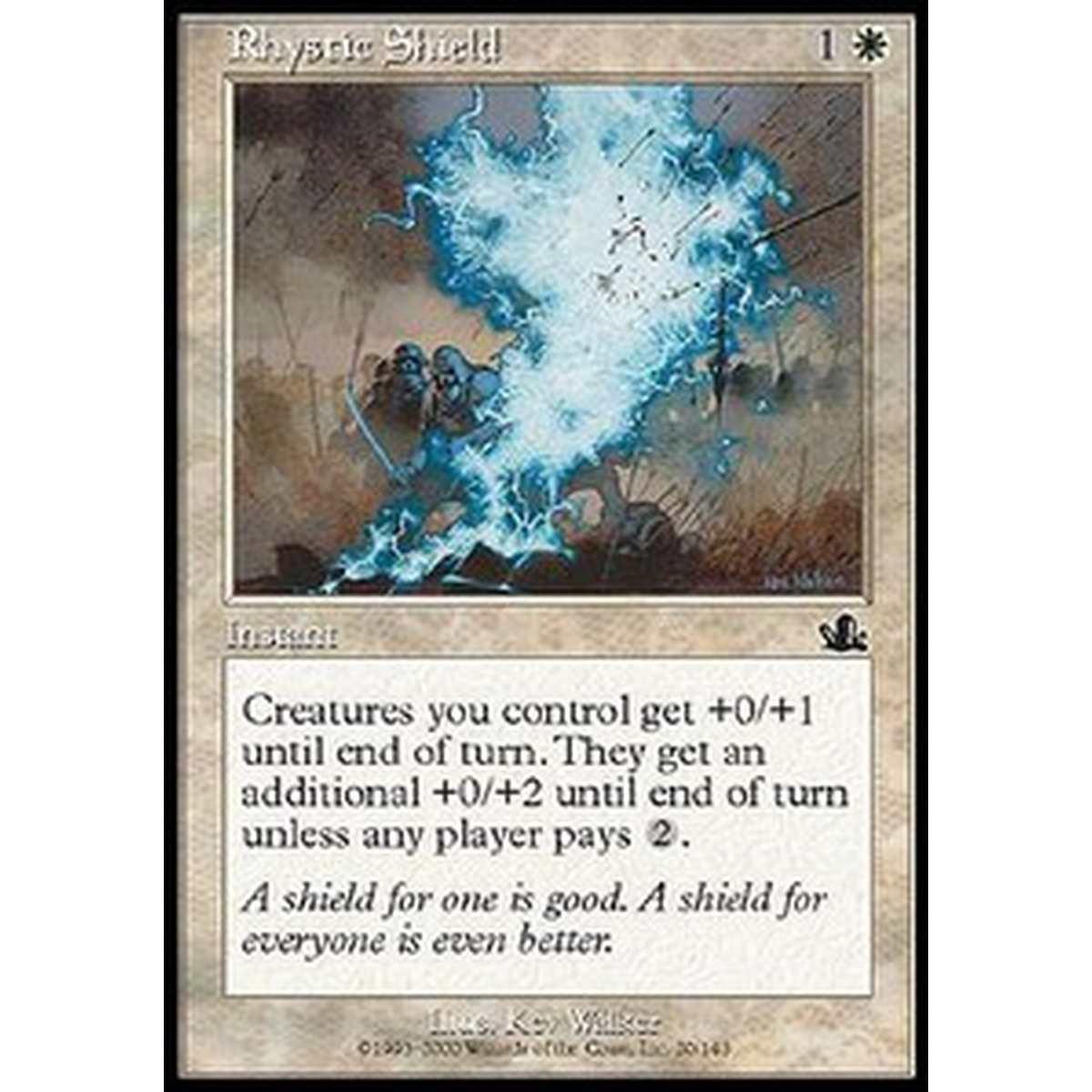 Rhystic Shield - Scudo Ristico - [PCY] [EX]