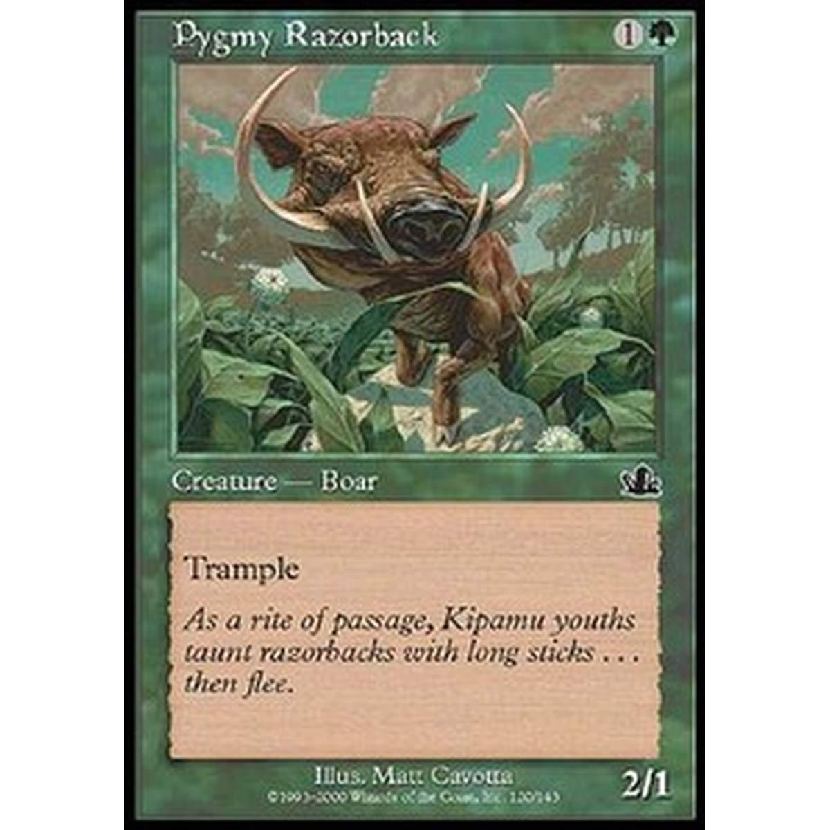 Pygmy Razorback - Dorso-di-Rasoio Pigmeo - [PCY] [EX]
