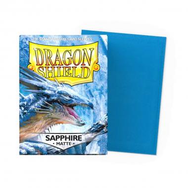 100 Buste Matte - Dragon Shield - Sapphire