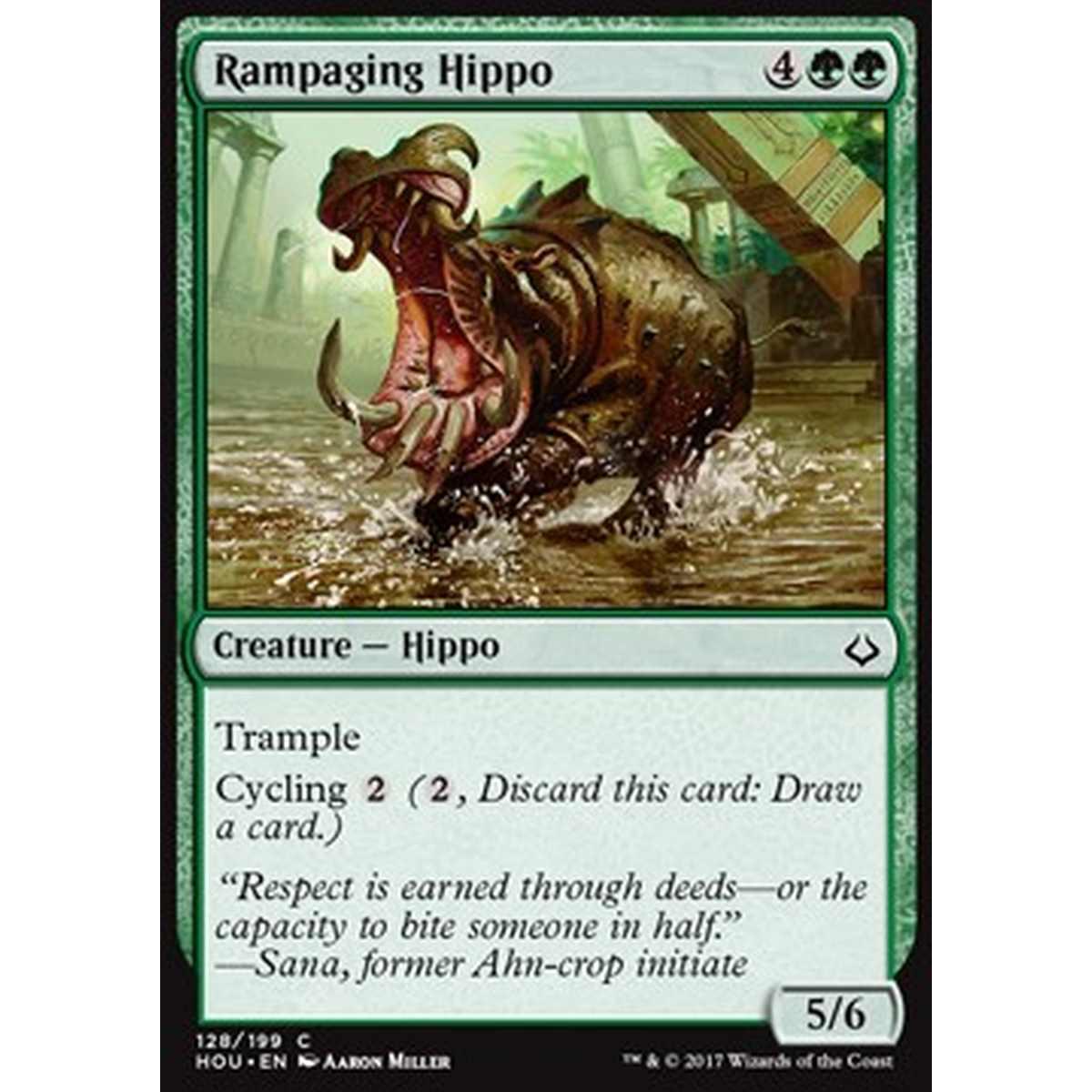 Rampaging Hippo - Ippopotamo Infuriato - [HOU] [NM] [Foil]