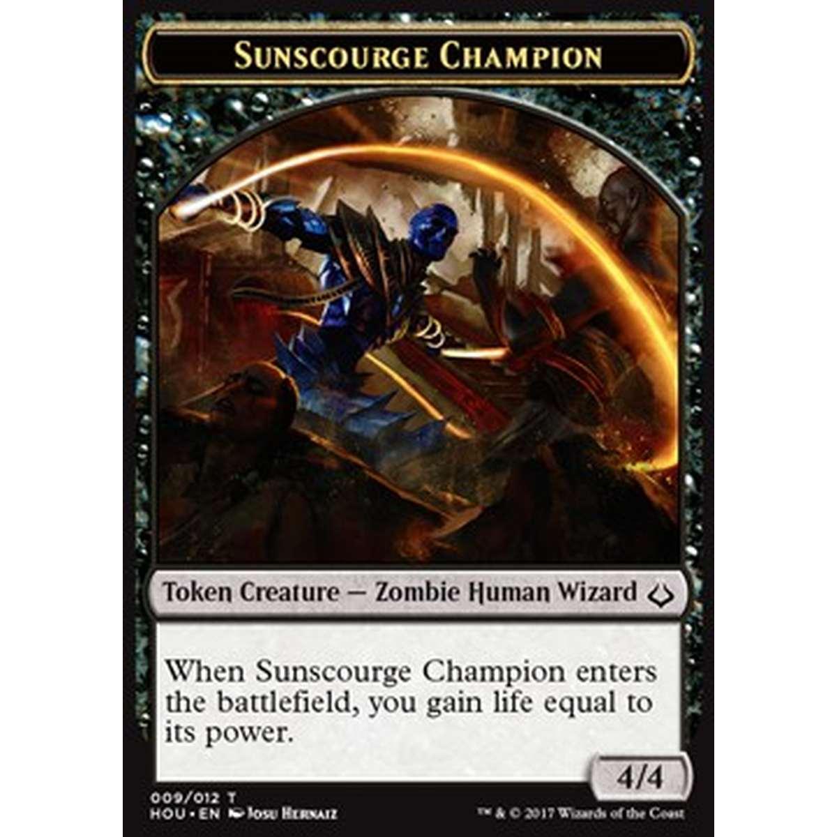 Sunscourge Champion Token - Sunscourge Champion Token - [HOU] [NM]