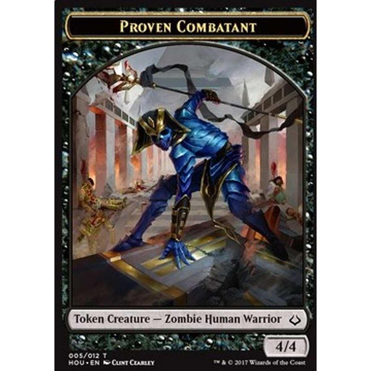 Proven Combatant Token - Proven Combatant Token - [HOU] [NM]