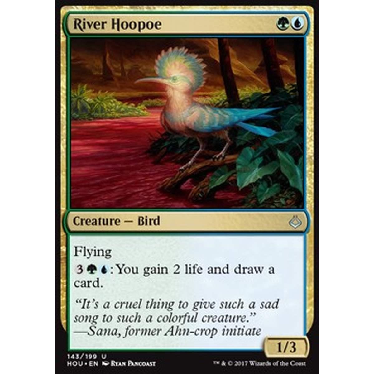 River Hoopoe - Upupa di Fiume - [HOU] [NM]