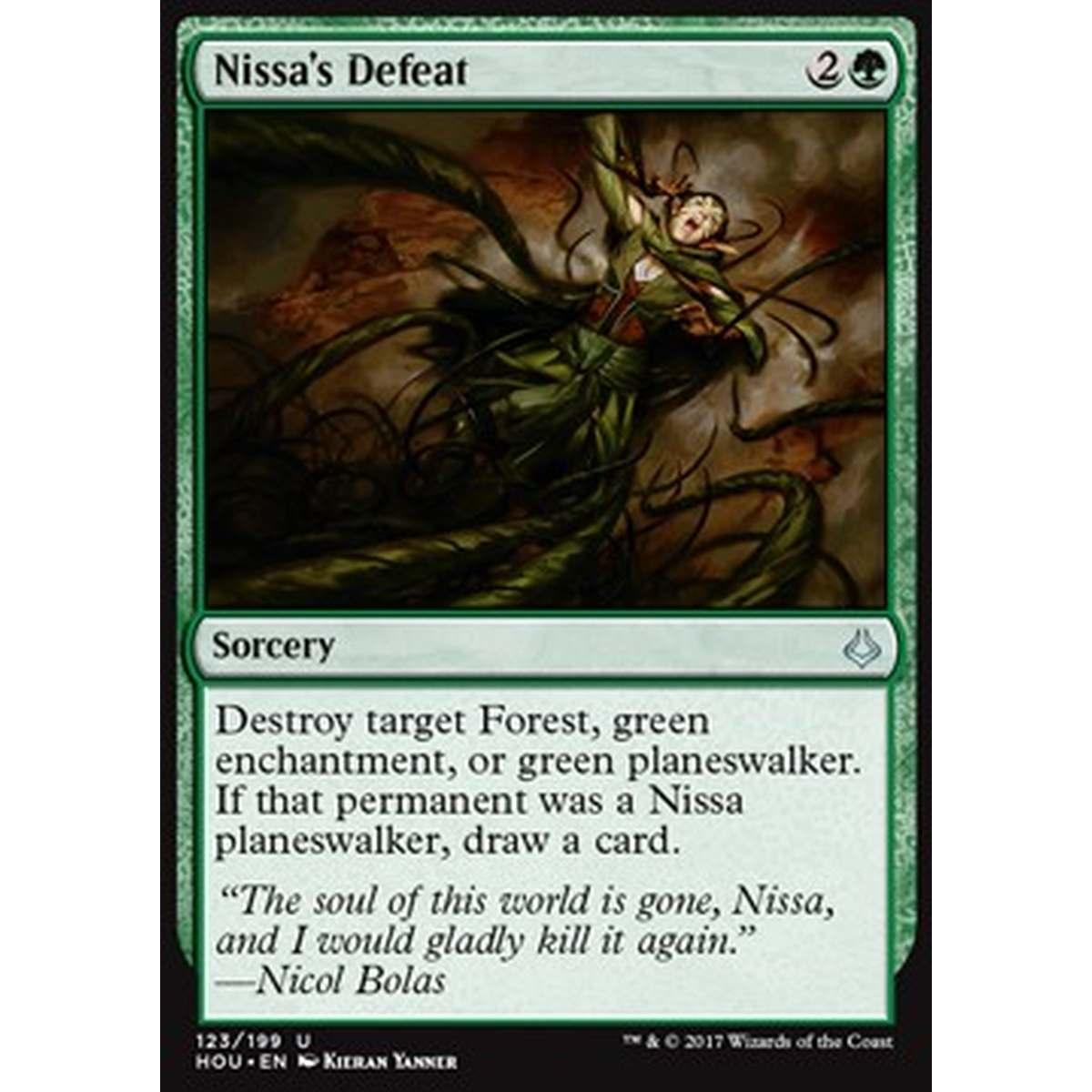 Nissa's Defeat - Sconfitta di Nissa - [HOU] [NM]