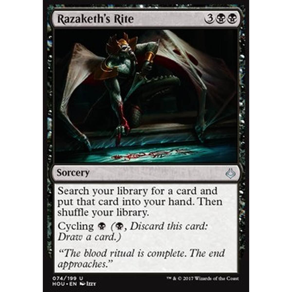Razaketh's Rite - Rituale di Razaketh - [HOU] [NM]