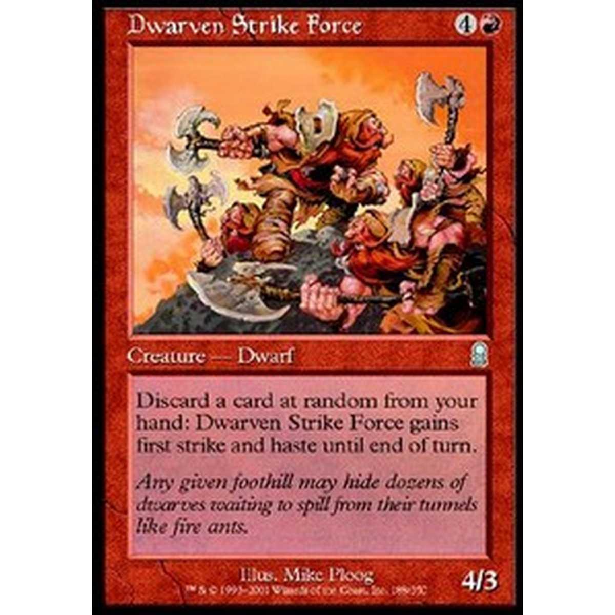 Dwarven Strike Force - Squadra d'Assalto dei Nani - [ODY] [NM]