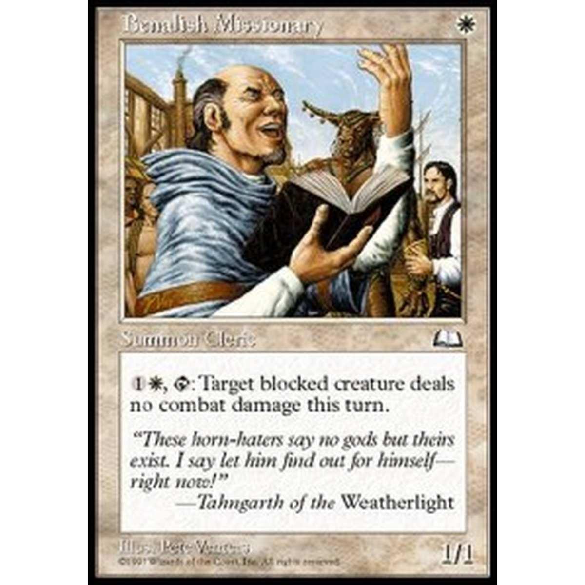 Benalish Missionary - Missionario di Benalia - [WTH] [EX]