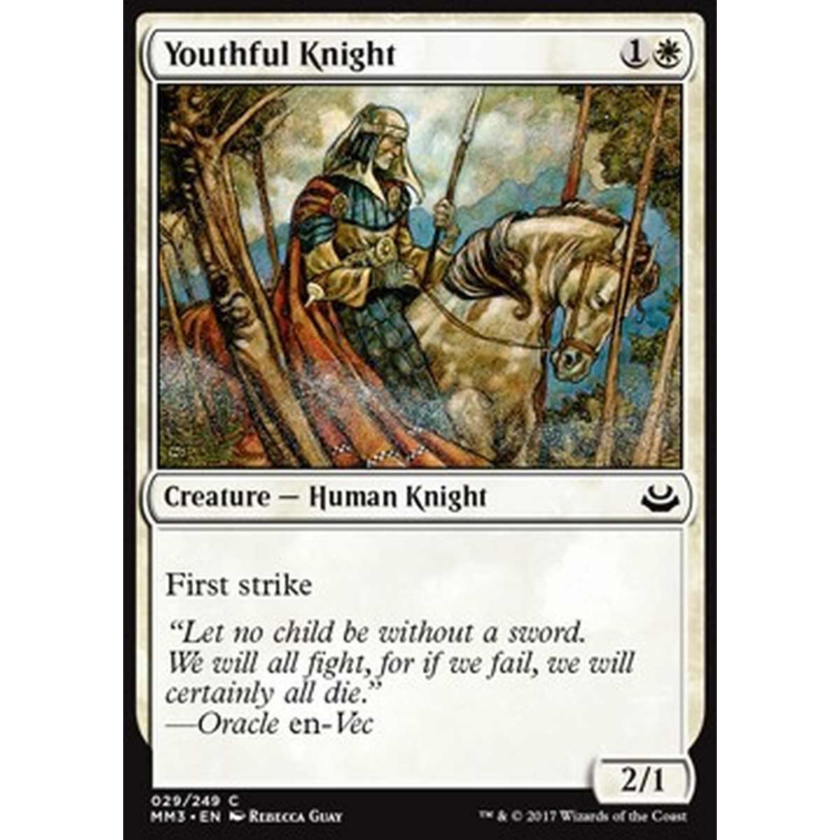 Youthful Knight - Youthful Knight - [MM3] [NM] [Foil]