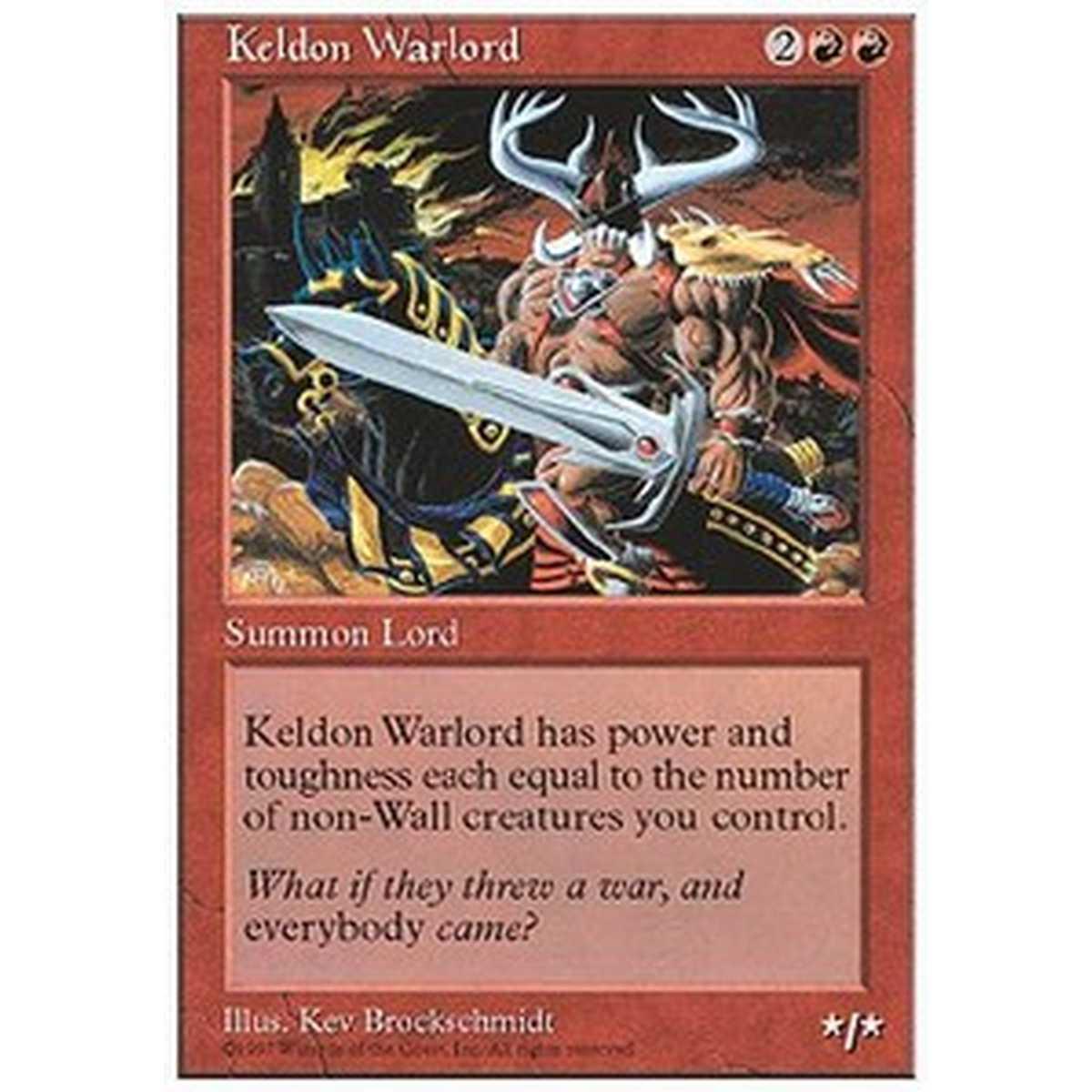 Keldon Warlord - Signore della Guerra Keldon - [5ED] [LP]