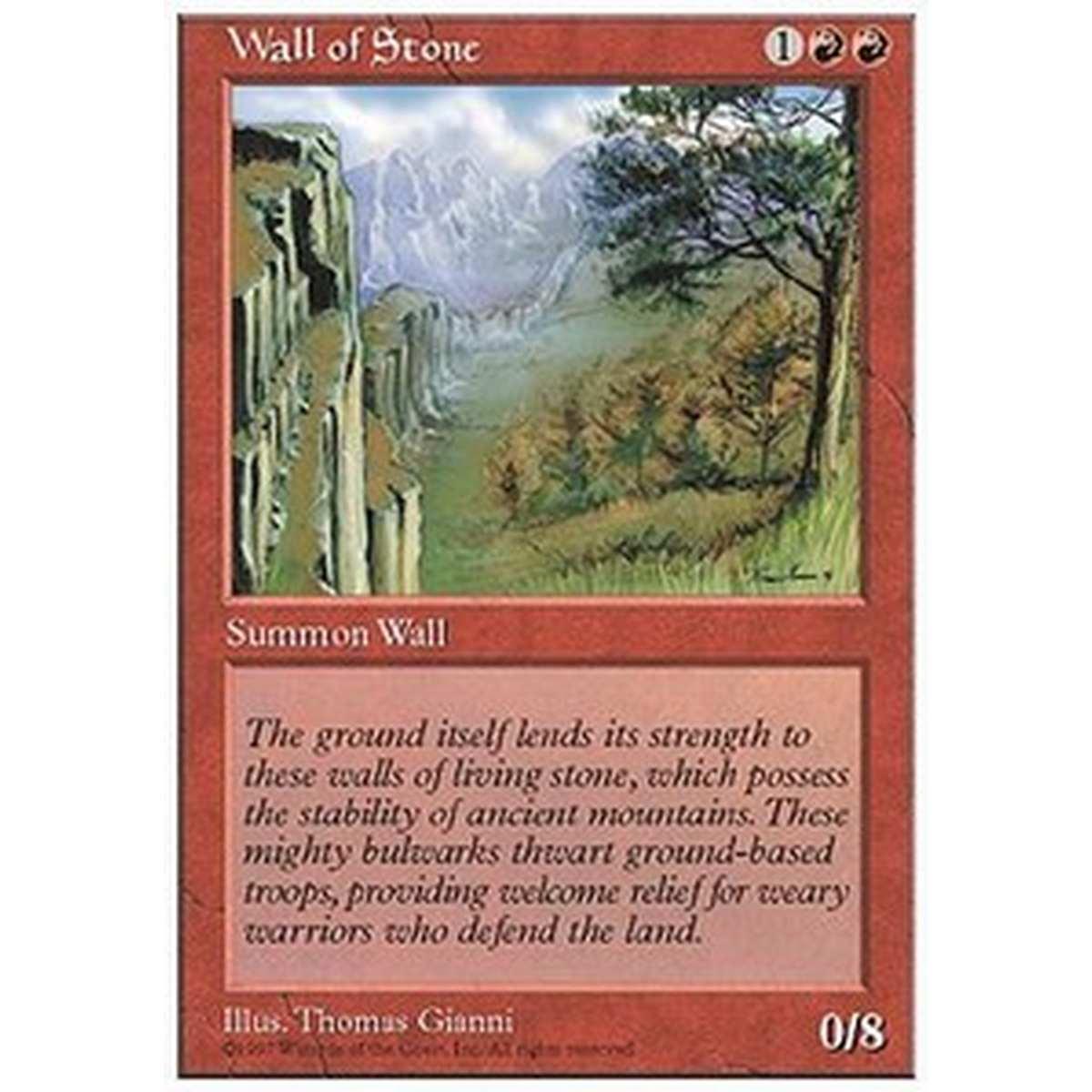 Wall of Stone - Wall of Stone - [5ED] [NM]