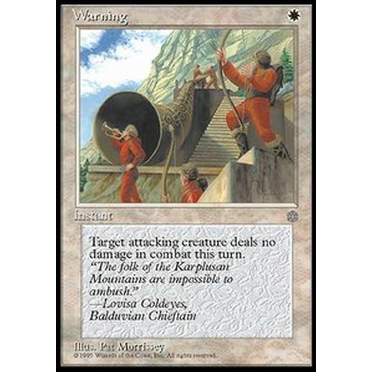 Warning - Warning - [ICE] [EX]