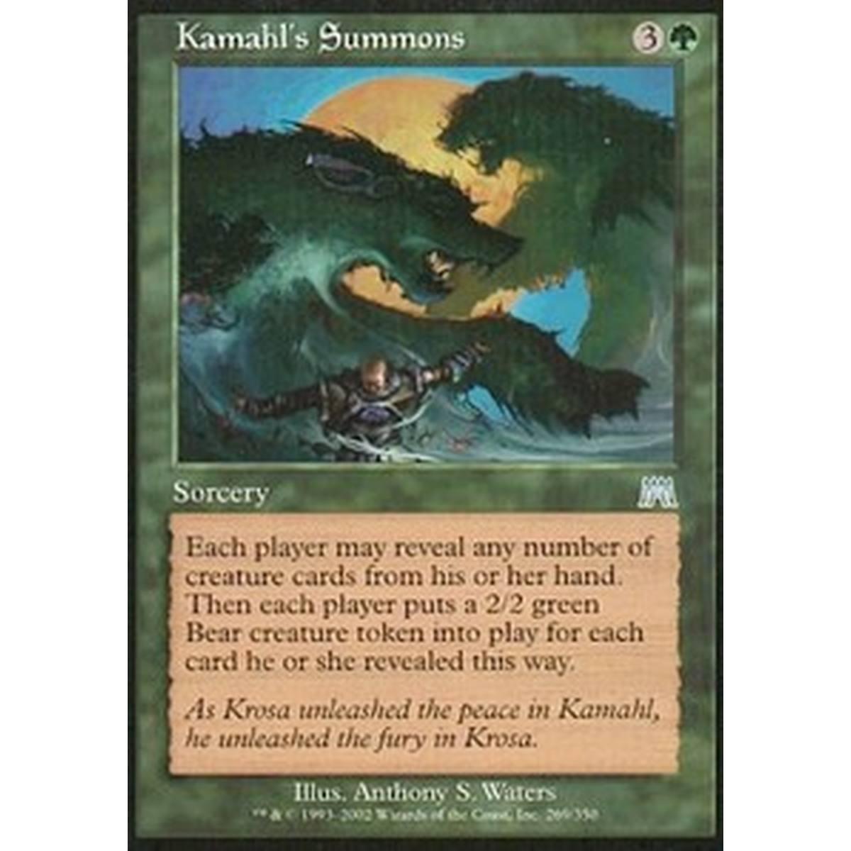 Kamahl's Summons - Evocazioni di Kamahl - [ONS] [EX]
