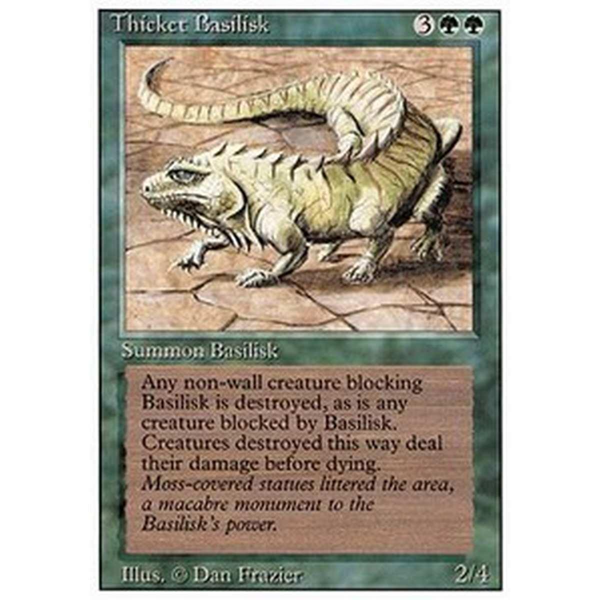 Thicket Basilisk - Thicket Basilisk - [3ED] [EX]