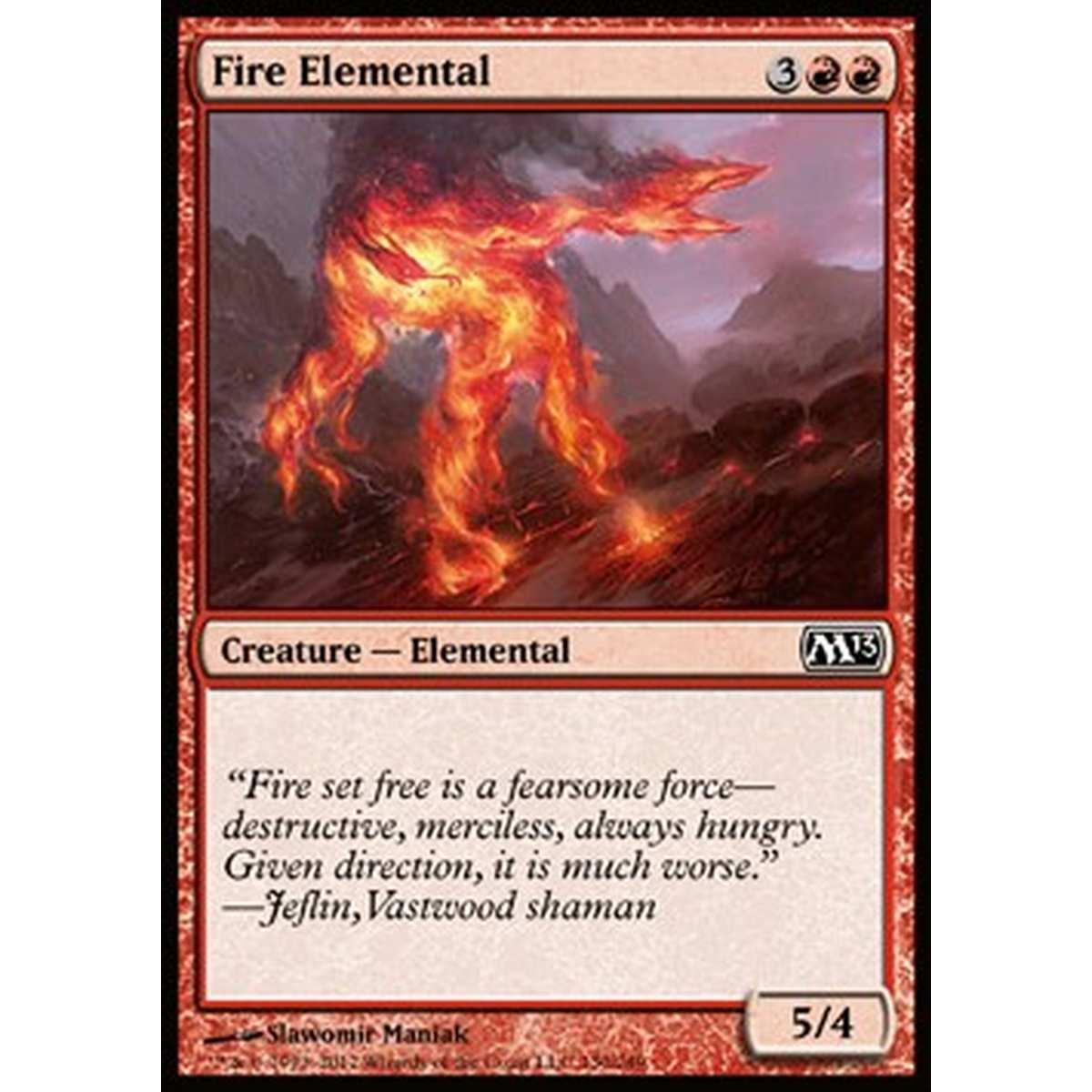 Fire Elemental - Elementale del Fuoco - [M13] [NM] [Foil]