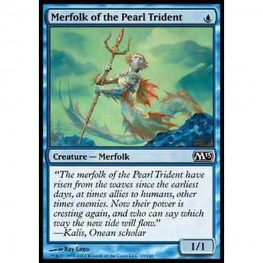 Merfolk of the Pearl Trident - Tritone dal Tridente Perlaceo - [M13] [NM] [Foil]