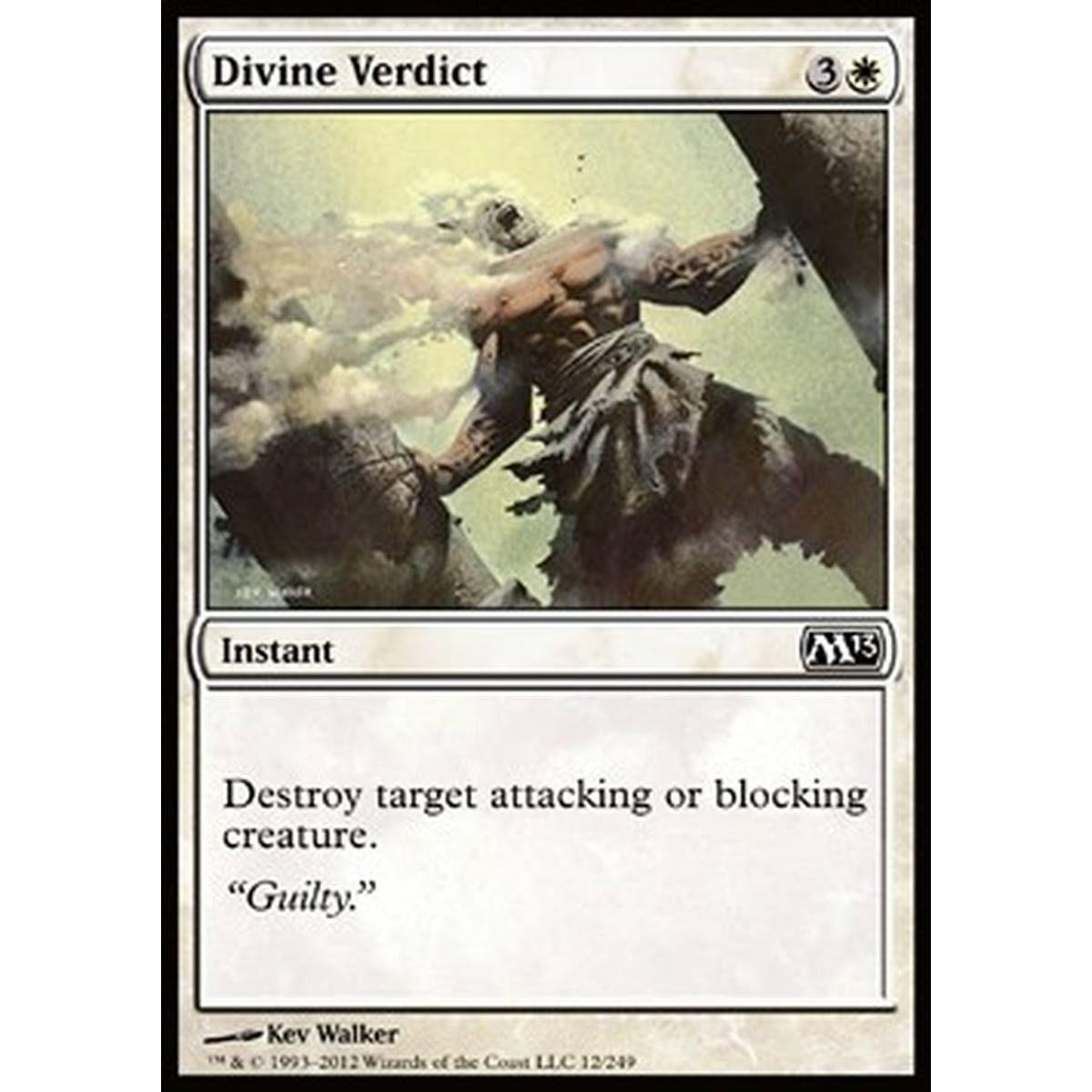 Divine Verdict - Verdetto Divino - [M13] [NM] [Foil]