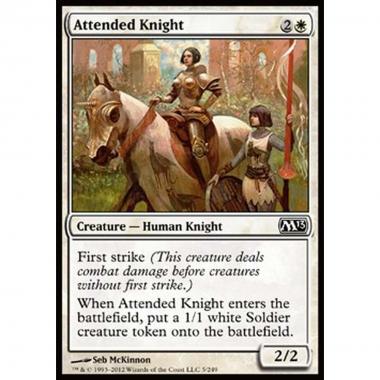 Attended Knight - Cavaliera Scortata - [M13] [NM] [Foil]