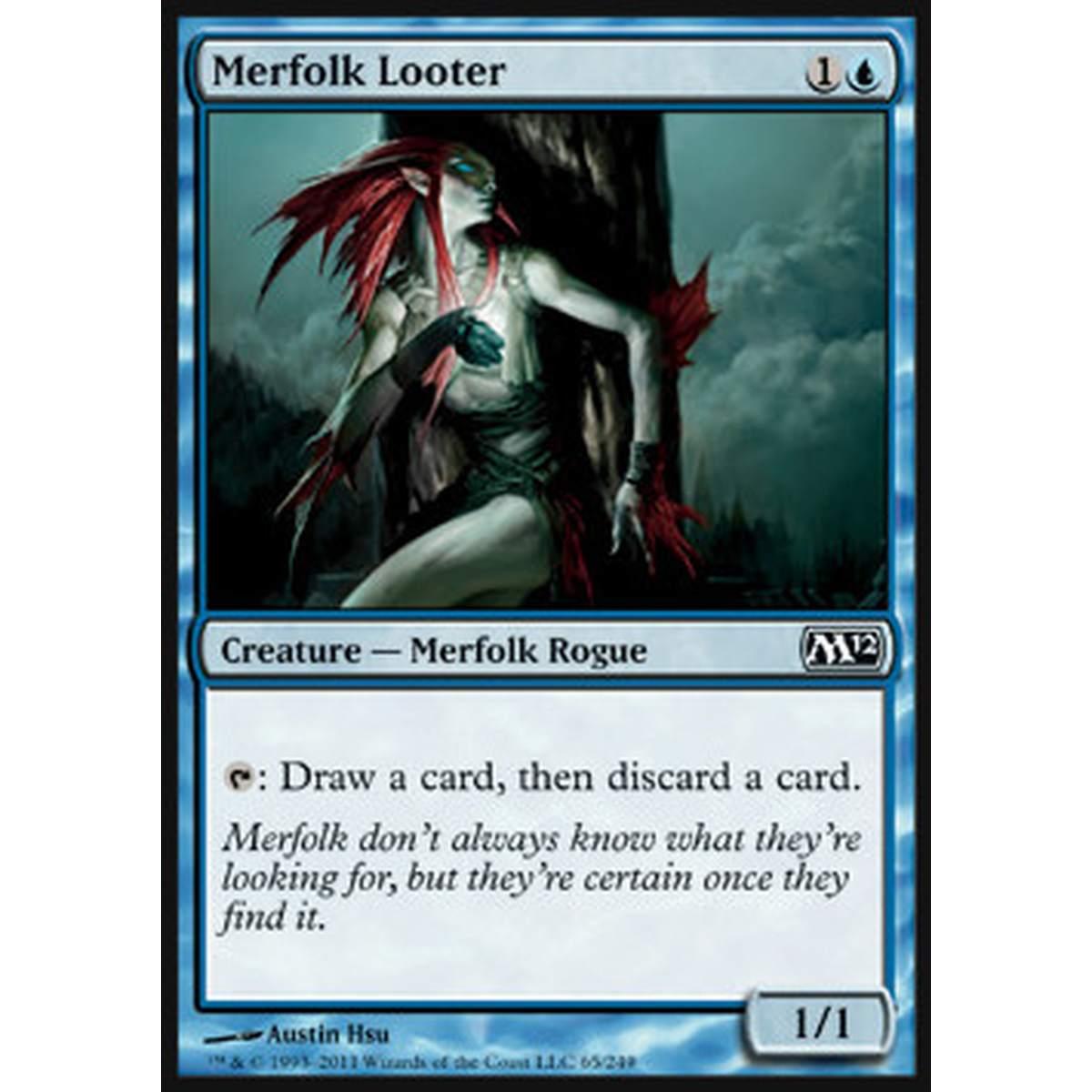 Merfolk Looter - Tritone Saccheggiatore - [M12] [NM] [Foil]