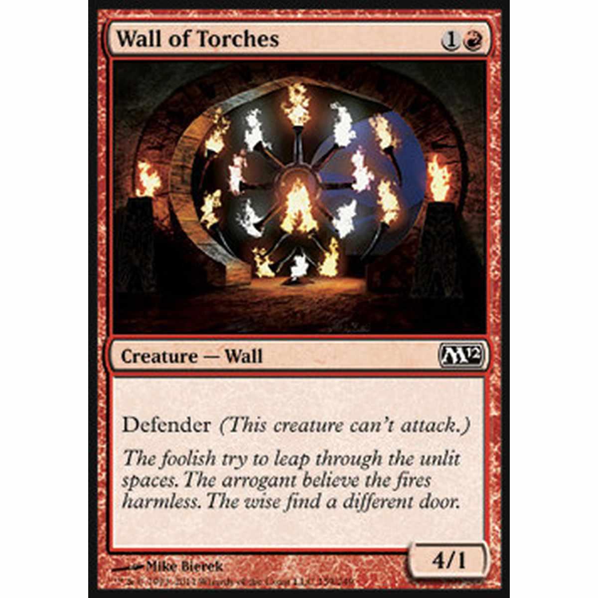 Wall of Torches - Muro di Torce - [M12] [NM] [Foil]