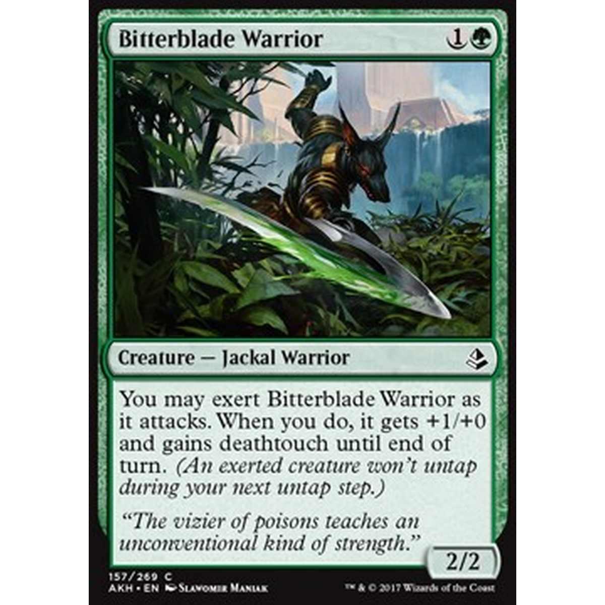 Bitterblade Warrior - Guerriero Aspralama - [AKH] [NM] [Foil]