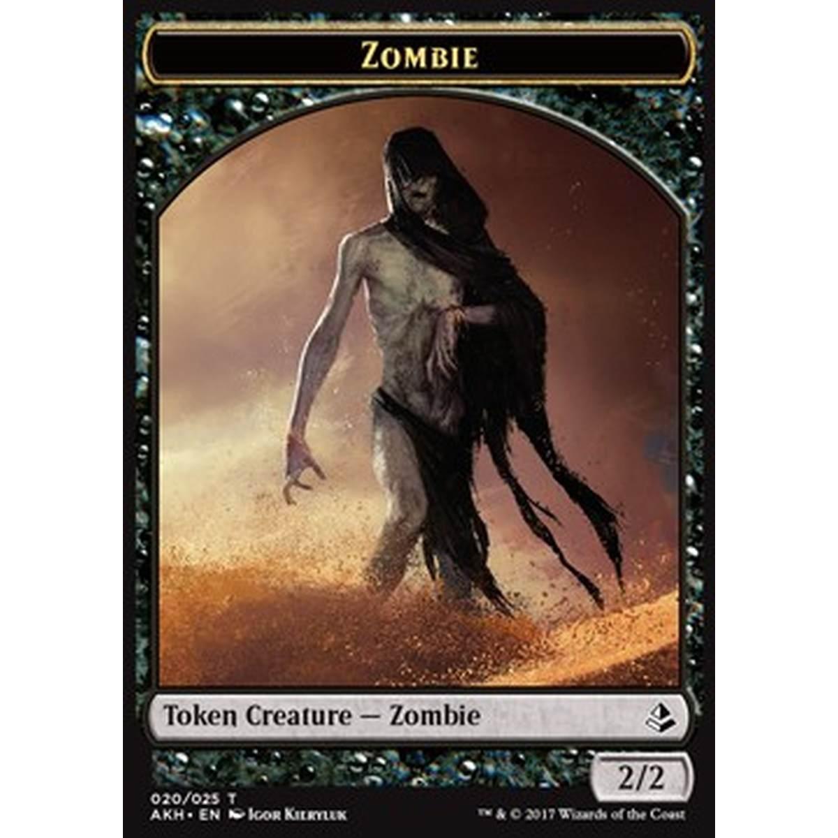 Zombie Token (Black 2/2) - Zombie Token (Black 2/2) - [AKH] [NM]