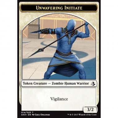 Unwavering Initiate Token - Iniziato Incrollabile Token - [AKH] [NM]