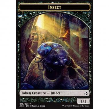 Insect Token (Black 1/1) - Insect Token (Black 1/1) - [AKH] [NM]