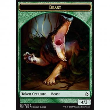 Beast Token (Green 4/2) - Beast Token (Green 4/2) - [AKH] [NM]