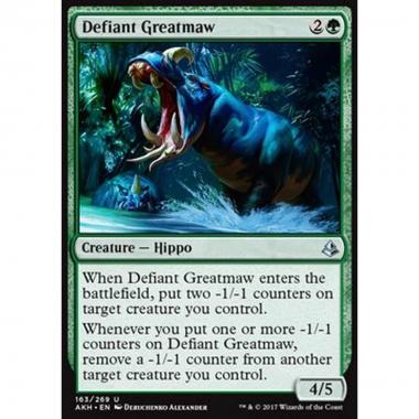 Defiant Greatmaw - Granfauce Sprezzante - [AKH] [NM]