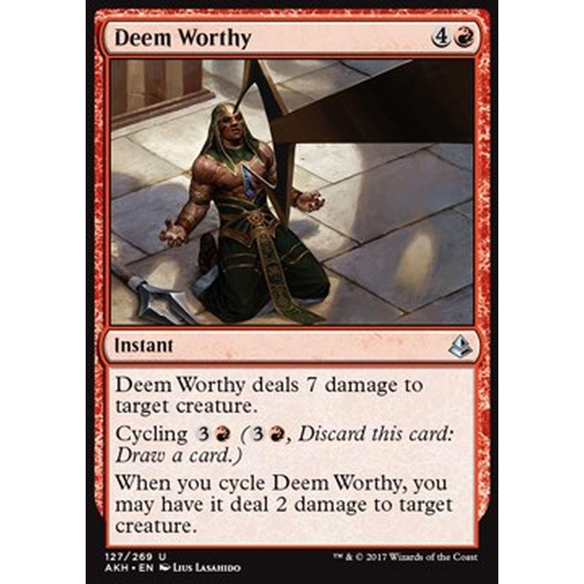 Deem Worthy - Ammettere tra i Prescelti - [AKH] [NM]