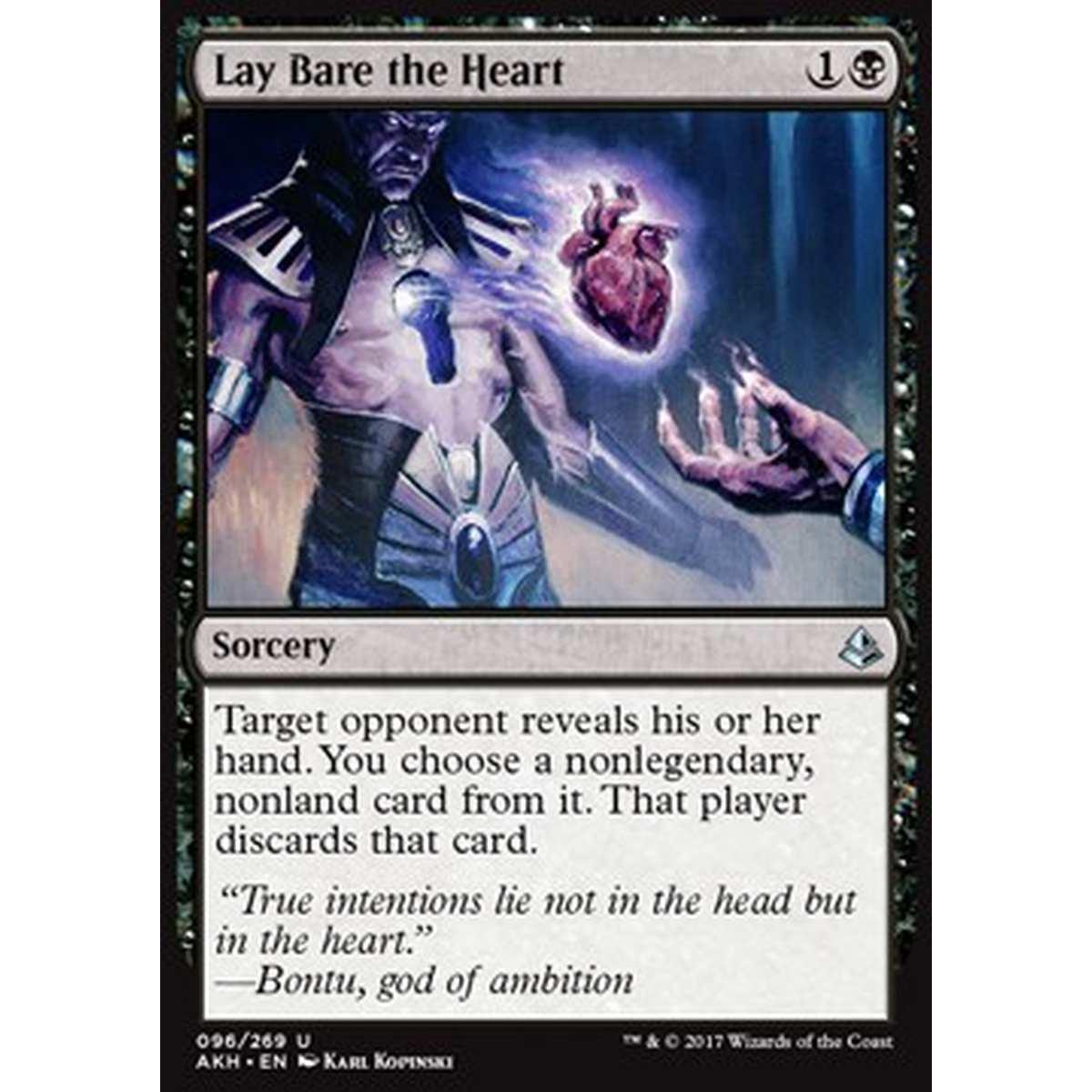 Lay Bare the Heart - Scoprire il Cuore - [AKH] [NM]