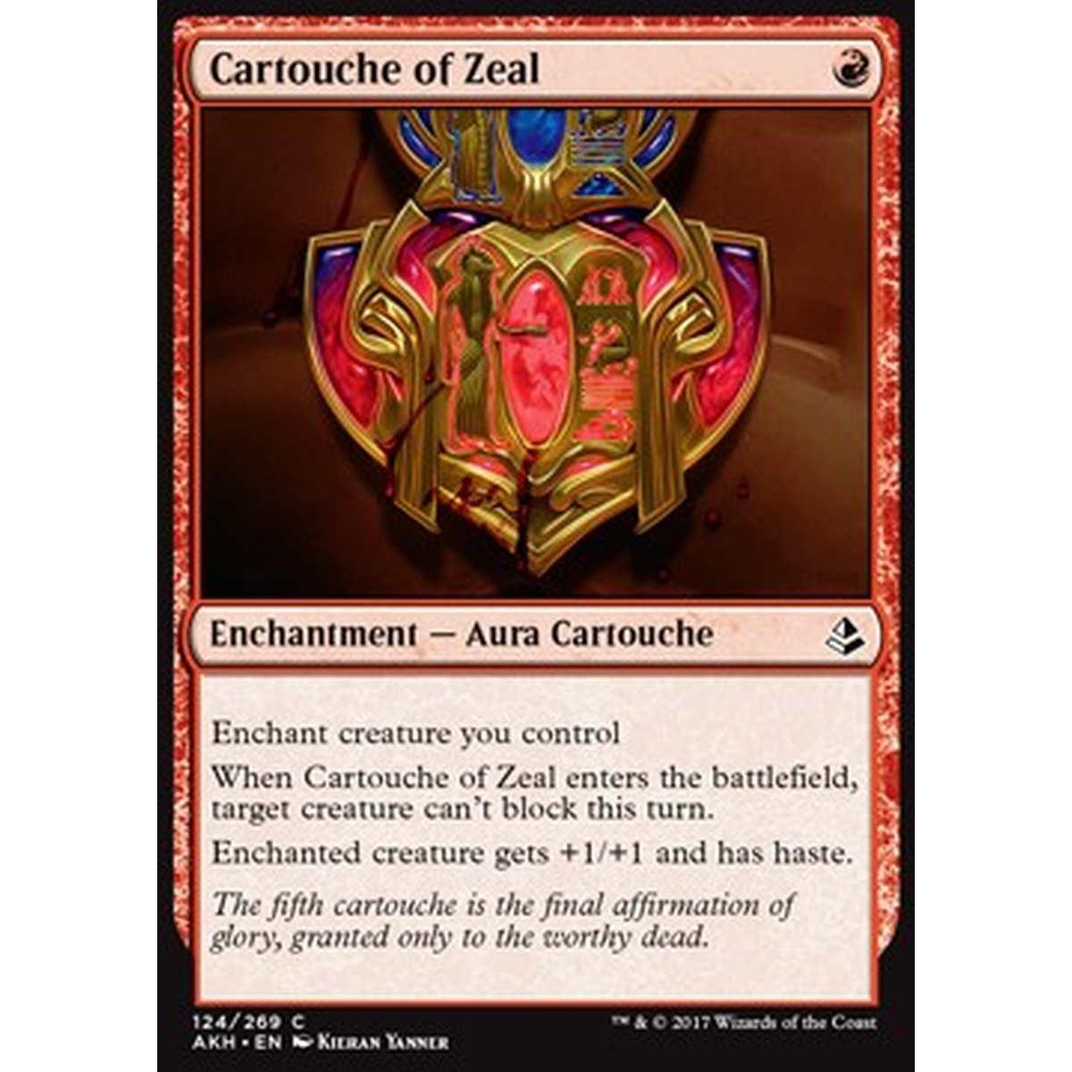 Cartouche of Zeal - Cartiglio dello Zelo - [AKH] [NM]