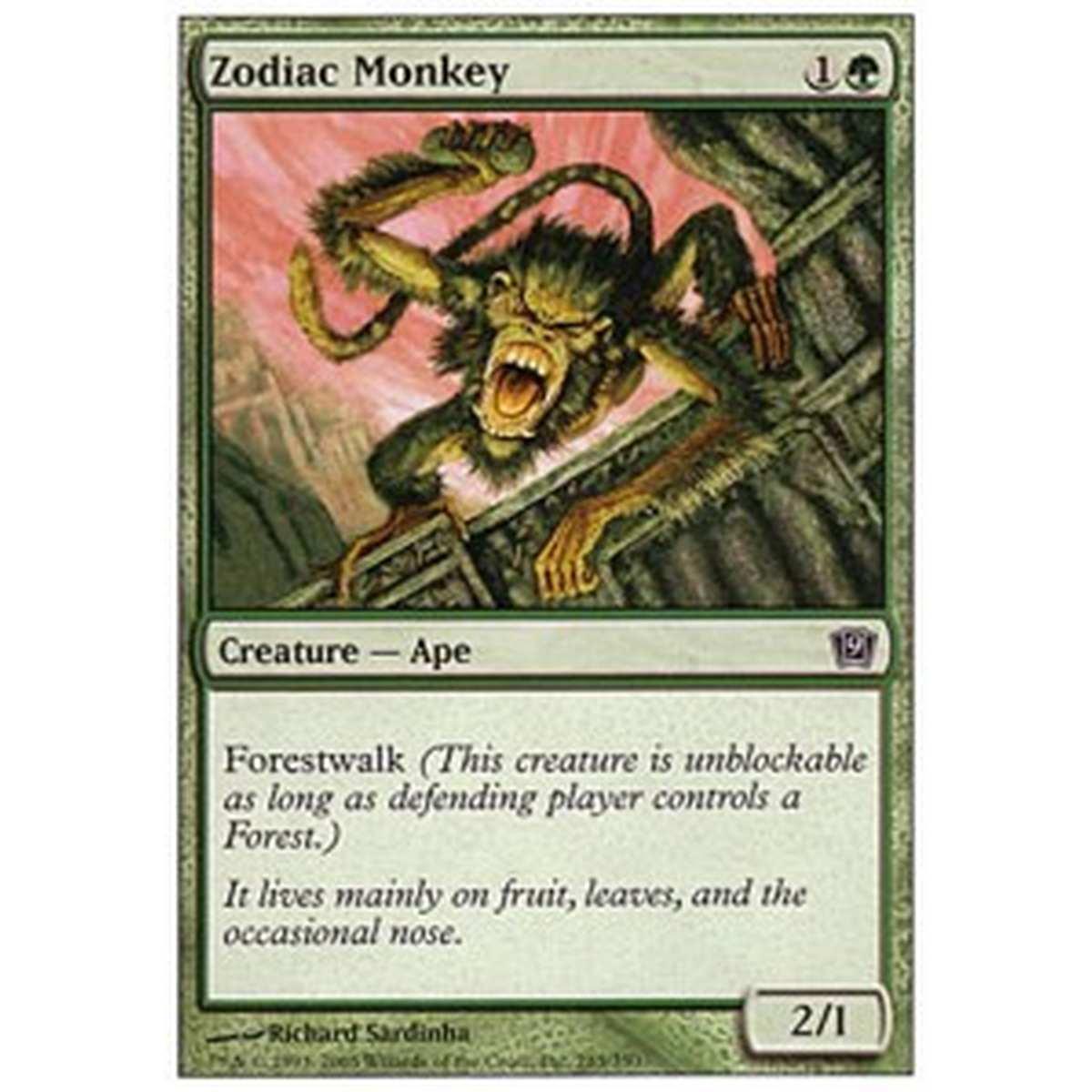 Zodiac Monkey - Scimmia dello Zodiaco - [9ED] [EX]