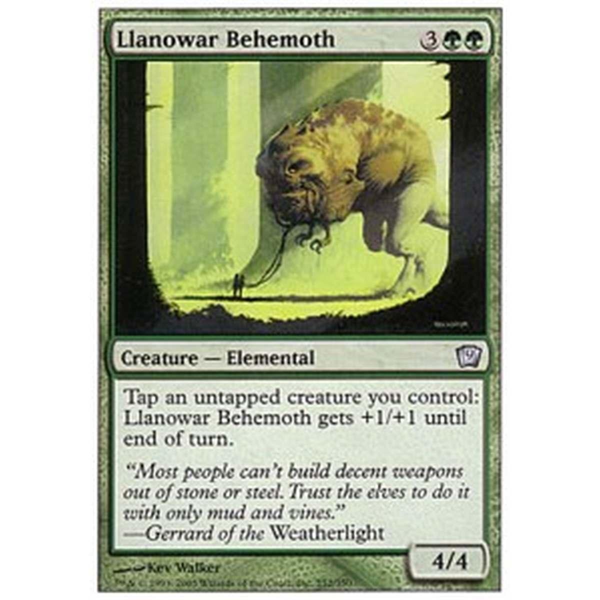 Llanowar Behemoth - Behemoth di Llanowar - [9ED] [NM]