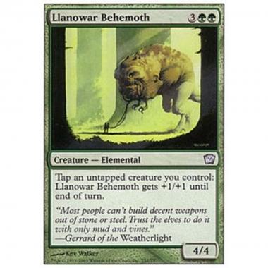 Llanowar Behemoth - Behemoth di Llanowar - [9ED] [NM]