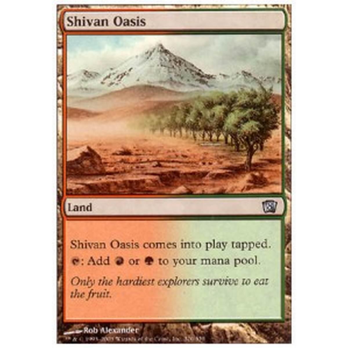 Shivan Oasis - Shivan Oasis - [8ED] [NM]
