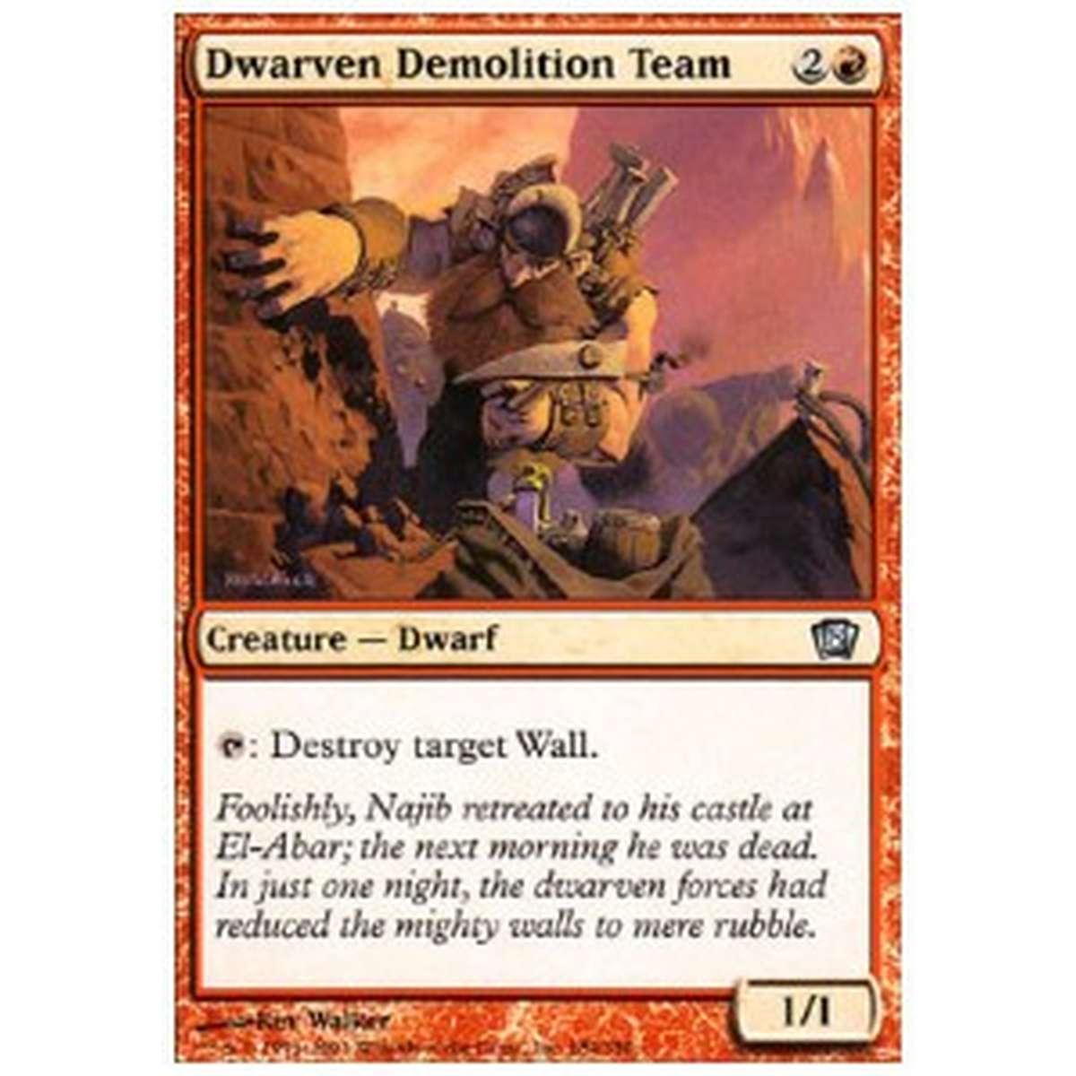 Dwarven Demolition Team - Dwarven Demolition Team - [8ED] [NM]