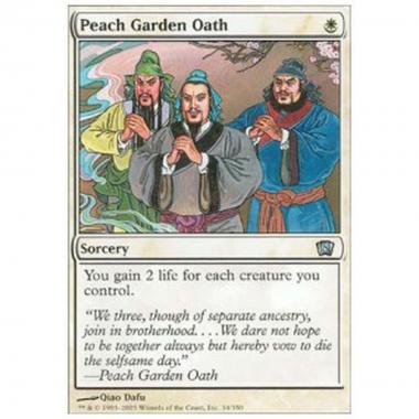 Peach Garden Oath - Giuramento del Pesco - [8ED] [EX]
