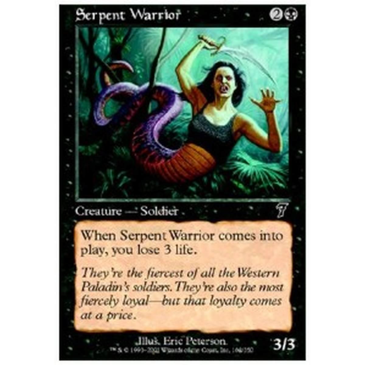 Serpent Warrior - Guerriero Serpente - [7ED] [NM]