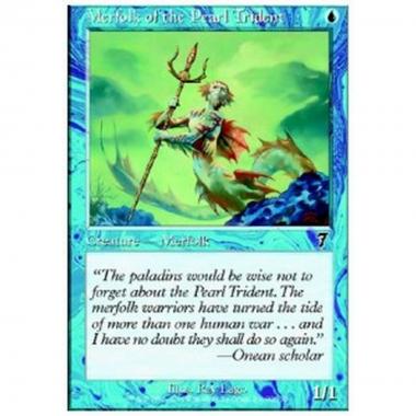 Merfolk of the Pearl Trident - Tritone dal Tridente Perlaceo - [7ED] [NM]