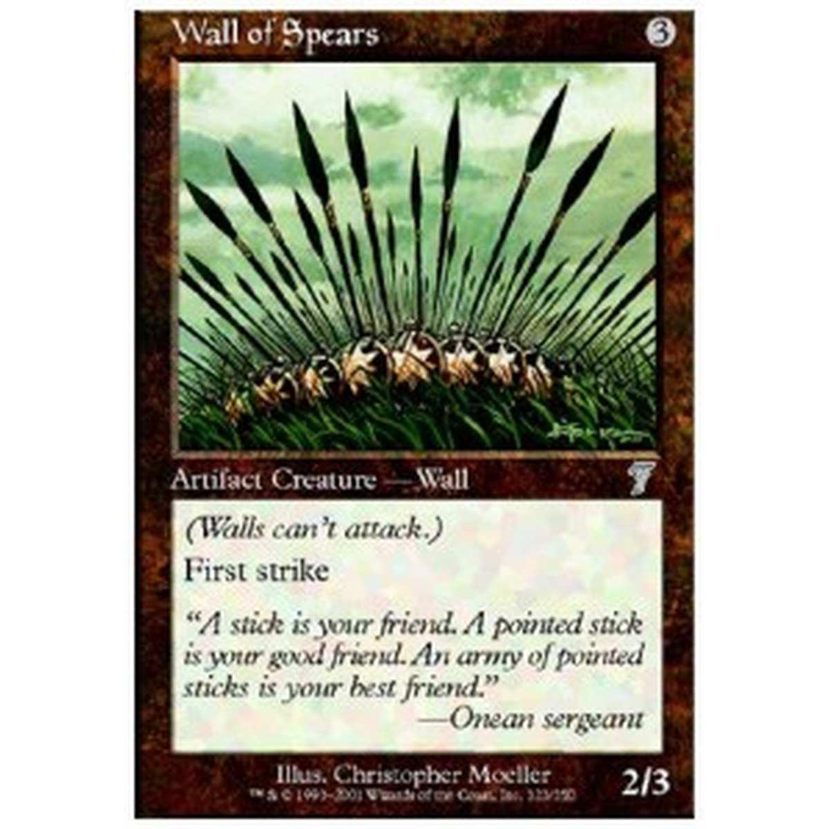 Wall of Spears - Muro di Lance - [7ED] [NM]