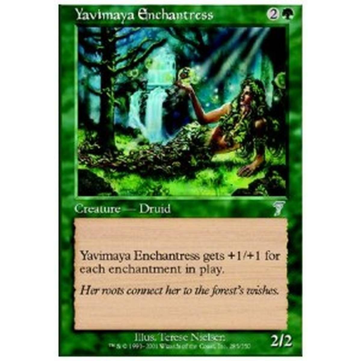 Yavimaya Enchantress - Incantatrice di Yavimaya - [7ED] [NM]
