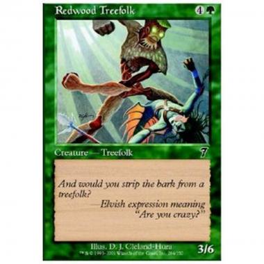 Redwood Treefolk - Silvantropi Sequoia - [7ED] [NM]