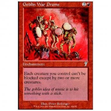 Goblin War Drums - Tamburi di Guerra dei Goblin - [7ED] [EX]